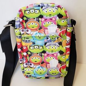 NWT Disney Pixar Toy Story Aliens Cosplay Passport Cross Body Bag